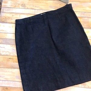 J.Jill dark wash denim pencil skirt, NWT, sz 10P